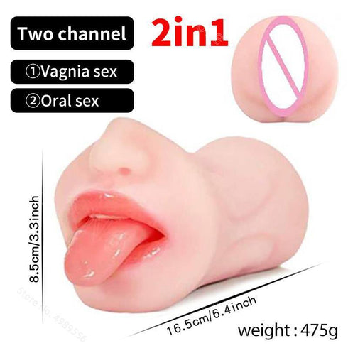 3 in 1 Male Masturbator Toys