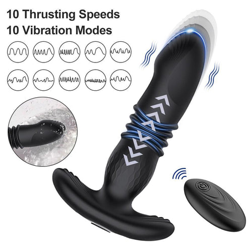 Telescopic Vibrating Butt Plug