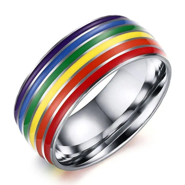 Rainbow Ring For Women/ Men - MiamiTeenyWeenyBikini.Com