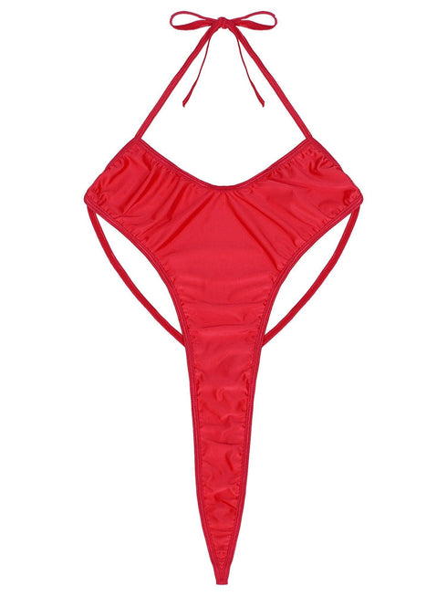 Silky Satin Backless Monokini