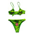 Alien Print Green Swimwear