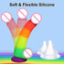Rainbow Realistic Dildo - MiamiTeenyWeenyBikini.Com