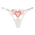 Heart Lace Up Panty Thongs - MiamiTeenyWeenyBikini.Com