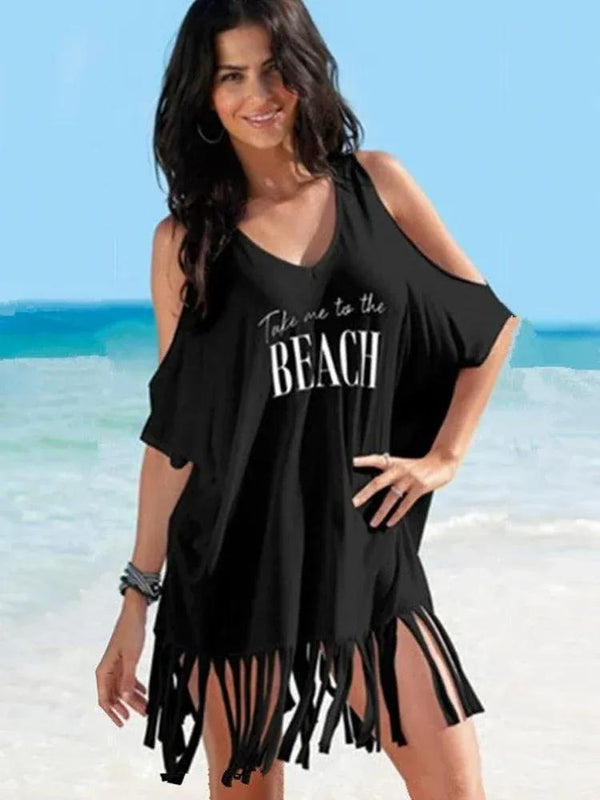 Take Me To The Beach Kaftan - MiamiTeenyWeenyBikini.Com