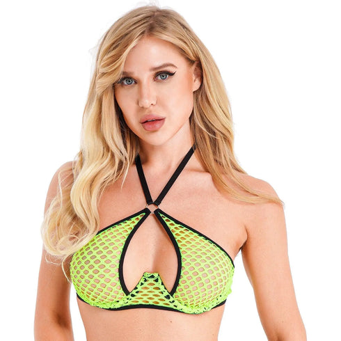 Fishnet Crop Tops - Miami Teeny Weeny Bikini