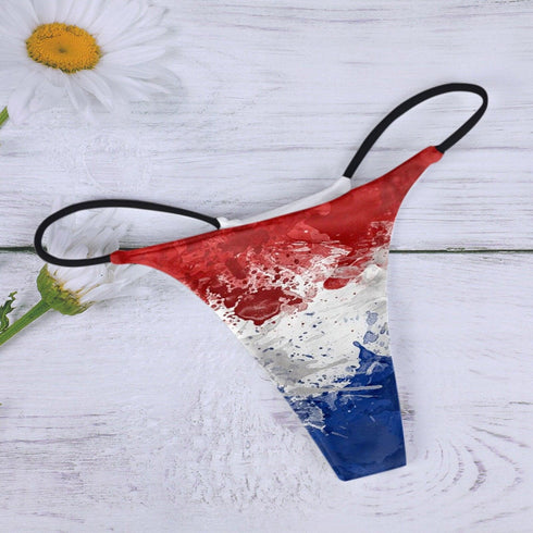 USA Flag Bikini Thong
