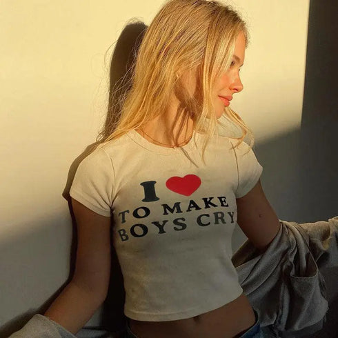 I Love To Make Boys Cry - MiamiTeenyWeenyBikini.Com