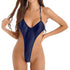 Silky Satin Backless Monokini - MiamiTeenyWeenyBikini.Com