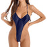 Silky Satin Backless Monokini - MiamiTeenyWeenyBikini.Com