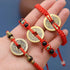 Lucky Five Emperor Copper Coin Bracelet - MiamiTeenyWeenyBikini.Com