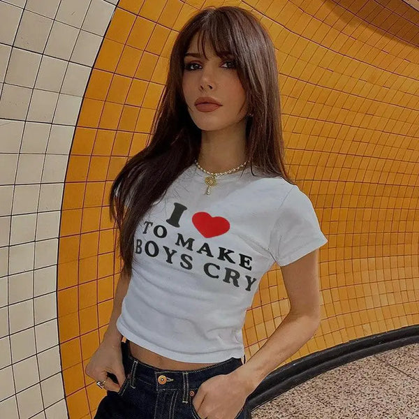 I Love To Make Boys Cry - MiamiTeenyWeenyBikini.Com