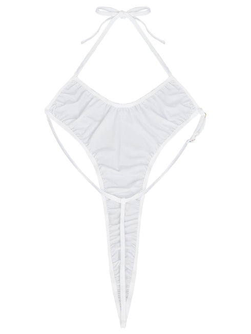 Silky Satin Backless Monokini