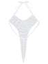 Silky Satin Backless Monokini - MiamiTeenyWeenyBikini.Com