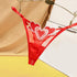 Heart Lace Up Panty Thongs