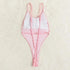 Pink Backless Thong Swimsuit - MiamiTeenyWeenyBikini.Com
