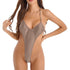 Silky Satin Backless Monokini - MiamiTeenyWeenyBikini.Com