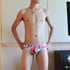 Fruity Open Crotch Cover Front Shorts - MiamiTeenyWeenyBikini.Com