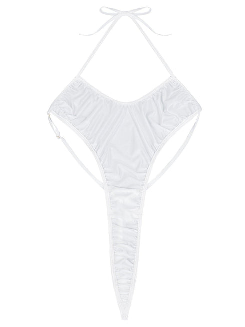 Silky Satin Backless Monokini