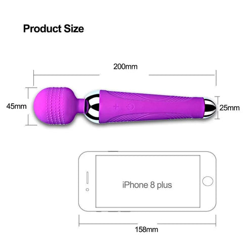 Wireless USB Rechargeable Magic Wand - MiamiTeenyWeenyBikini.Com