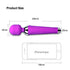 Wireless USB Rechargeable Magic Wand - MiamiTeenyWeenyBikini.Com