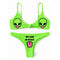 Alien Print Green Swimwear
