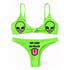 Alien Print Green Swimwear