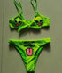 Alien Print Green Swimwear -MiamiTeenyWeenyBikini.Com