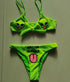 Alien Print Green Swimwear -MiamiTeenyWeenyBikini.Com