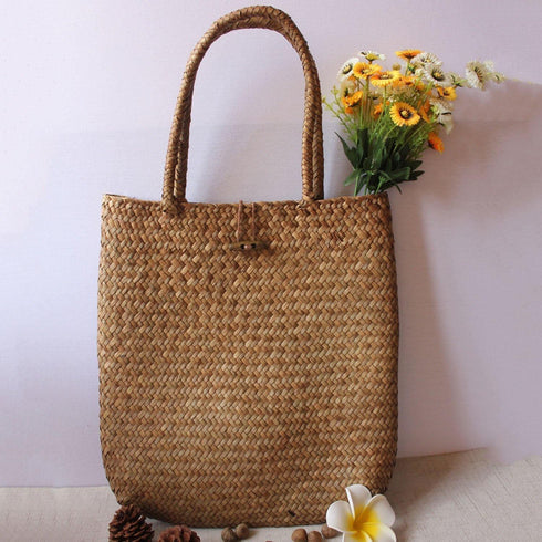 Fashion Designer Wicker Rattan Shoulder Bag