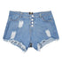 Mini Zipper Back Jean Shorts - MiamiTeenyWeenyBikini.Com