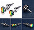 LGBT Rainbow Stud Earrings - MiamiTeenyWeenyBikini.Com