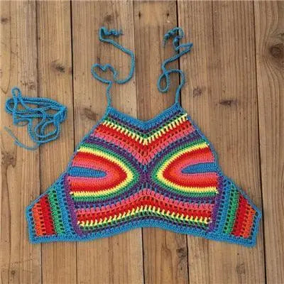 Hand Crocheted Bikini Top - MiamiTeenyWeenyBikini.Com