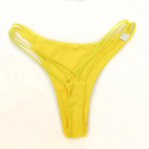 Brazilian Cheeky Bottom V Thong Bottom - MiamiTeenyWeenyBikini.Com