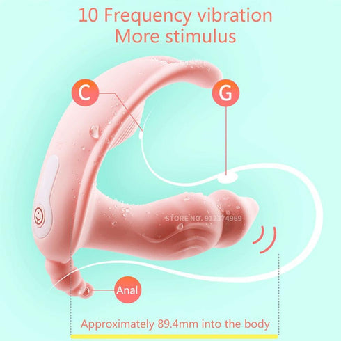 Remote Control Thrusting Clitoris Stimulator
