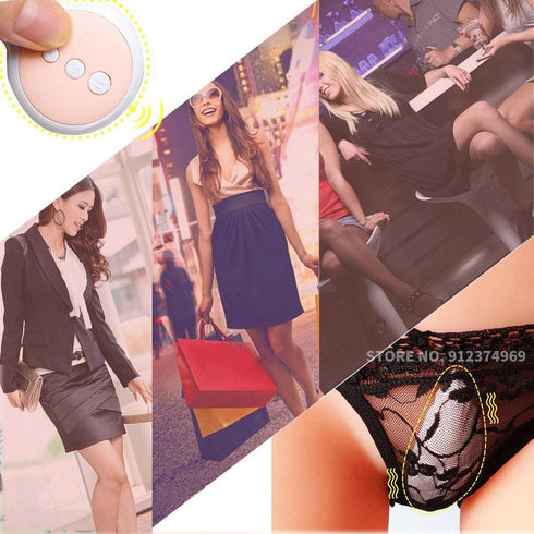 Remote Control Thrusting Clitoris Stimulator