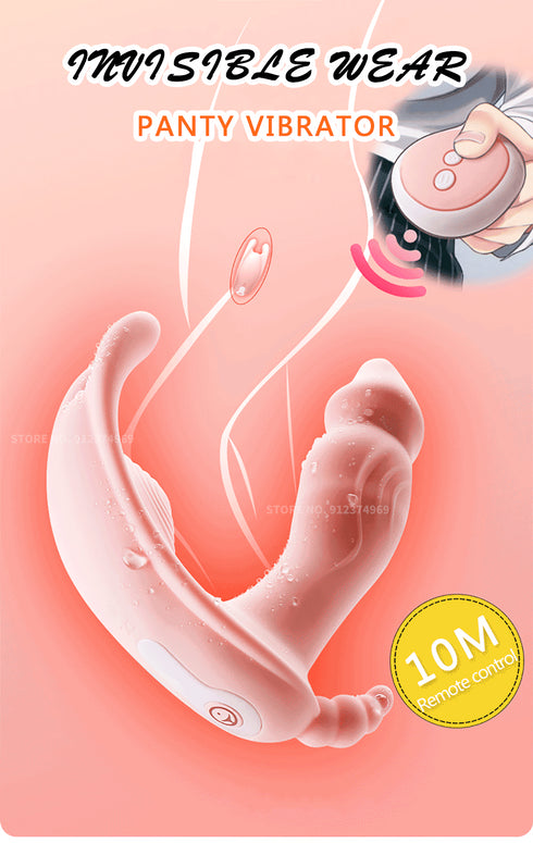 Remote Control Thrusting Clitoris Stimulator