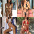 Cross Bandage Padded Halter Monokini - MiamiTeenyWeenyBikini.Com