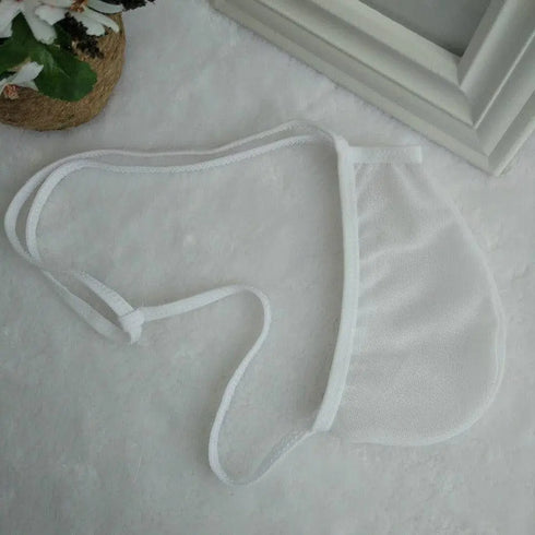Mesh See-Through Pouch - MiamiTeenyWeenyBikini.Com