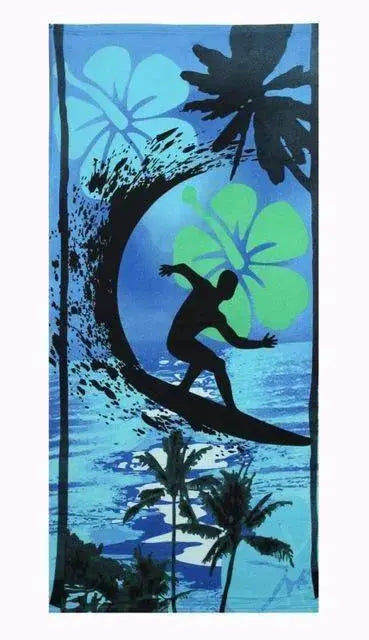 Summer Microfiber Printed Beach Towels, Various Designs - Beach Towel