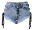 Vintage Tassel Denim Shorts