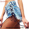 Vintage Tassel Denim Shorts - MiamiTeenyWeenyBikini.Com