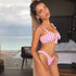 Brazilian Plaid Push Up Bikini