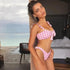 Brazilian Plaid Push Up Bikini - Bikini
